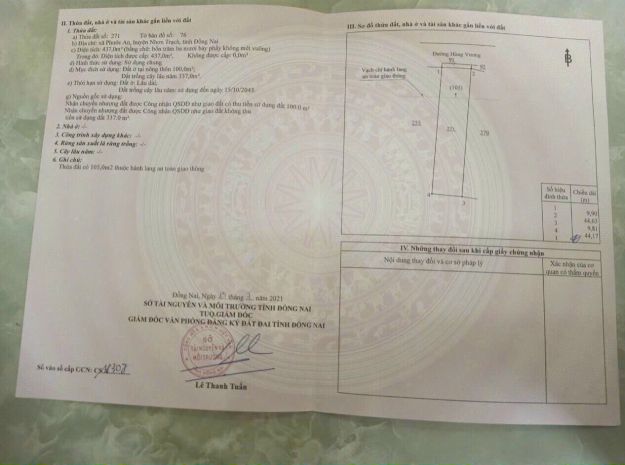 Siêu vị trí kinh doanh - 10m mặt tiền hùng vương - giá chỉ 6911989