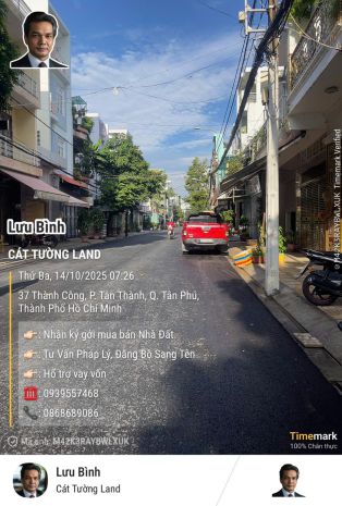 Bán gấp nhà 4x18m, 4 tầng  mặt tiền thành công, p. tân 6912322