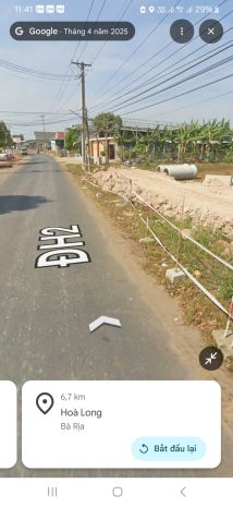 Chủ bán đất mặt tiền đường hương lộ 2 hòa long. nay thuộc p 6913059