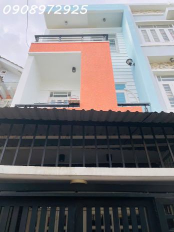 Bán nhà hẻm huỳnh tấn phát q7, 68m2, 3 tầng, 4pn, sổ hồng, 6916049