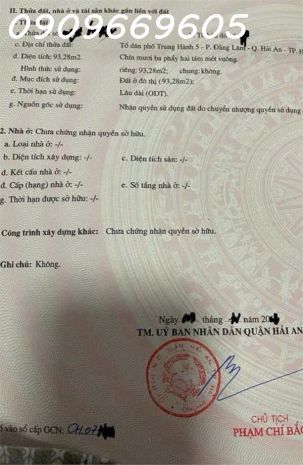 Nhà bán lô đất khủng 420m2 - đường nam trung hành - hải an 6918203