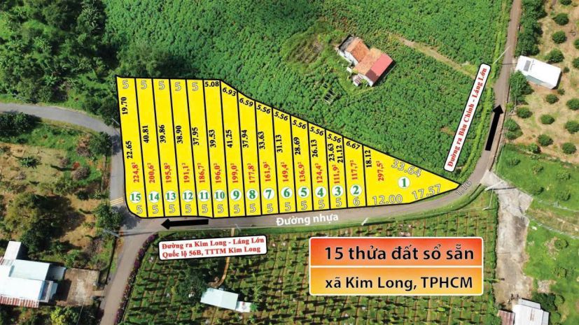 Sở hữu ngay lô đất xã kim long  tp.hcm mới châu đức cũ, 6918982