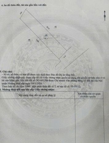 Bán nhà sau ủy ban phường, trạm y tế quận hoàng văn thụ, 6922656