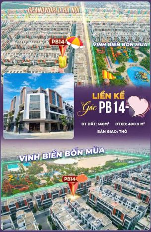 Liền kề góc đối diện vịnh biển bốn mùa  kế cận the venice 6924331