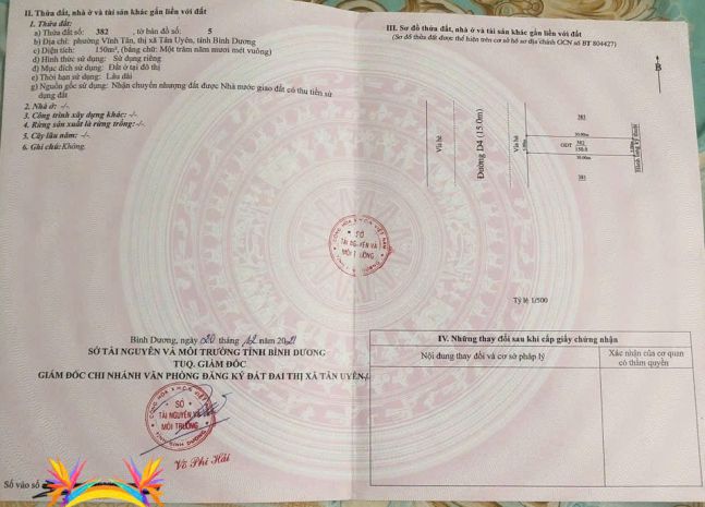 Bán gấp đất mặt tiền kinh doanh vsip2 mở rộng  đường db4, 6924970