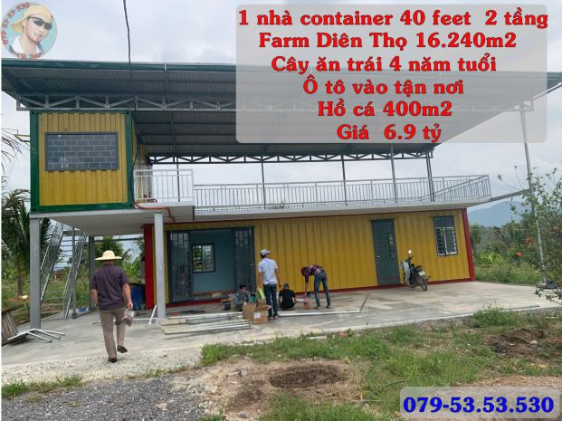 Bán farm nghỉ dưỡng 16.240m² diên thọ, diên khánh  có nhà 6928679