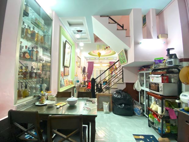 Bán nhà 4 tầng, 5pn  hxh quang trung, gần chợ cầu kênh 6930830