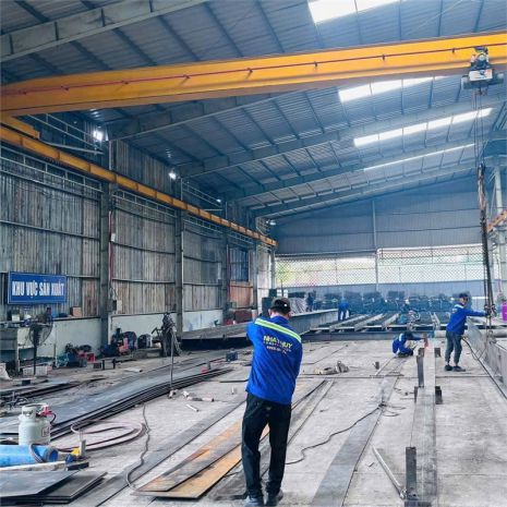 Xt581 cho thuê nhà xưởng kiên cố khung thép tiền chế pháp 6933961