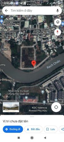 Bán lô đất biệt thự góc 2 mặt tiền view sông rạch chiếc - 6940395