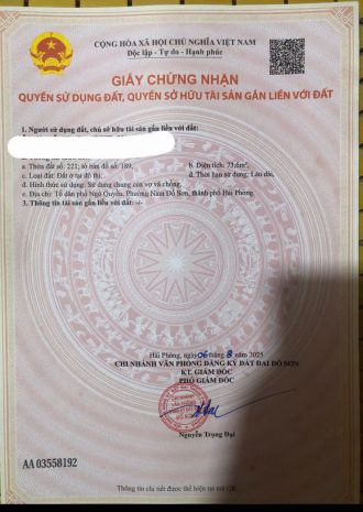 Đất mặt đường 22m  lô góc thượng đức, nam đồ sơn  giá chỉ 6942355