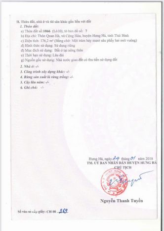 Hot hot - cần bán lô đất 2 mặt tiền  tại thôn quan hà, xã 6943487