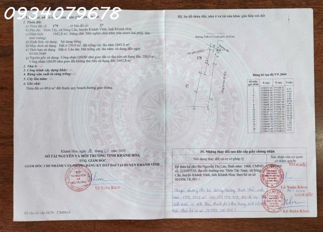 Nhà vườn sông cầu. khánh vĩnh, khánh hòa 6943855