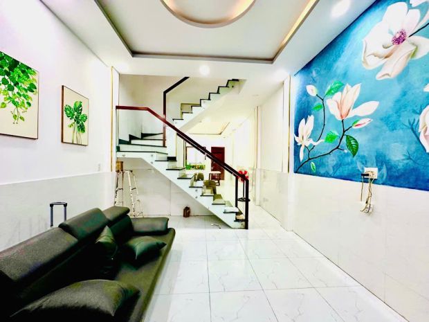 Bán nhà gò vấp  hẻm xe hơi 7m, ngay chợ an hội, 3 tầng, sổ 6946443