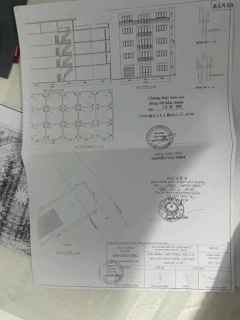 Bán tòa nhà chdv phần thô  q.12, thạnh lộc 15: 1400m2, shr, 6946686