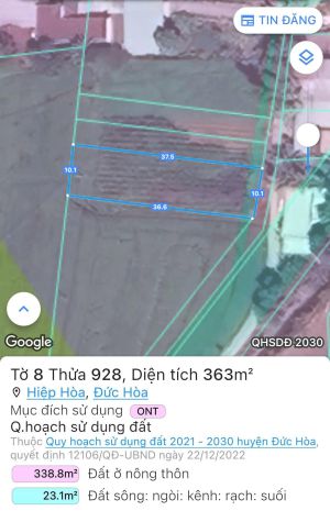 Chính chủ cần bán lô đất mặt tiền vị trí đẹp tại long an 6946827