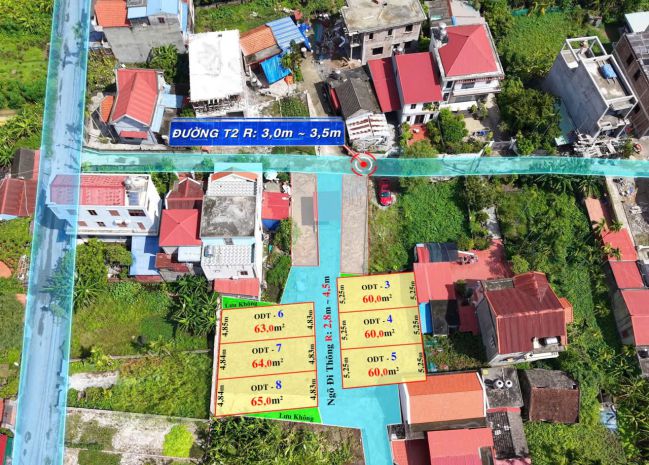 Bán 6 lô fo tại hoa động , thủy nguyên , hải phòng gần tthc 6950002