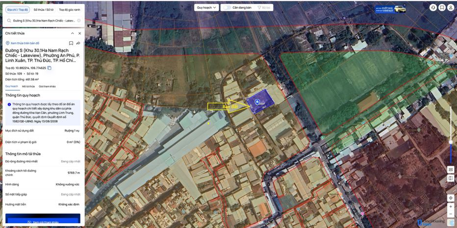 Bán đất hẻm số 33 đường số 8, p. linh xuân, quận thủ đức 6950446