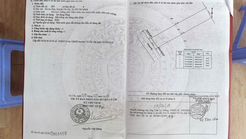 Chính chủ bán đất đường cây gõ, an phú, củ chi 6956016