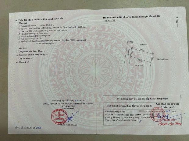 Lô đẹp trung tâm hữu bằng  giá chỉ 9xx triệu  zalo 0567 6956044