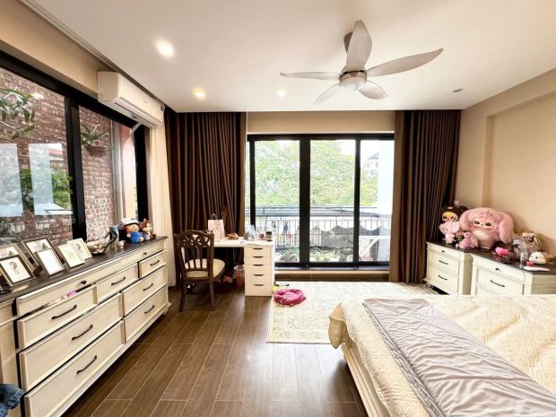 Phố ngọc thụy 115m2, 5t, mặt tiền 6m, gara ô tô, full nội 6956104