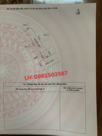 Chính chủ bán đất mặt đường quốc lộ 45  thị trấn vân du, 6956734