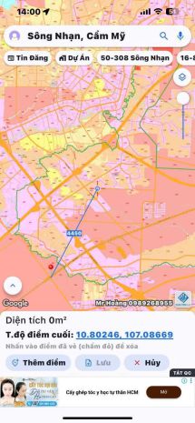 Bán đất thổ cư tại ấp 5, xã sông nhạn củ, gần sân bay long 6957433