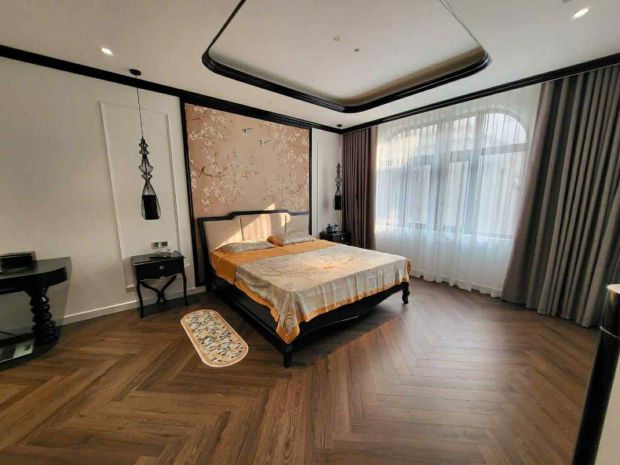 Nhà đẹp hồng tiến, 65m x 5 tầng, mặt tiền 7.4m, gara ôtô, 6957914