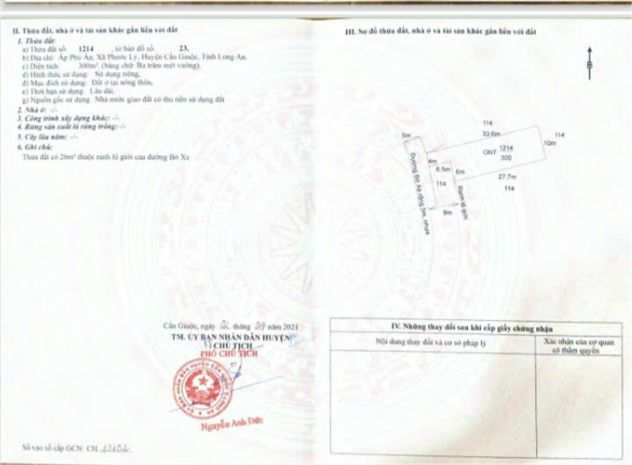 Đất đẹp - đầu tư sinh lời - cần bán gấp lô đất tiềm năng xã 6959363