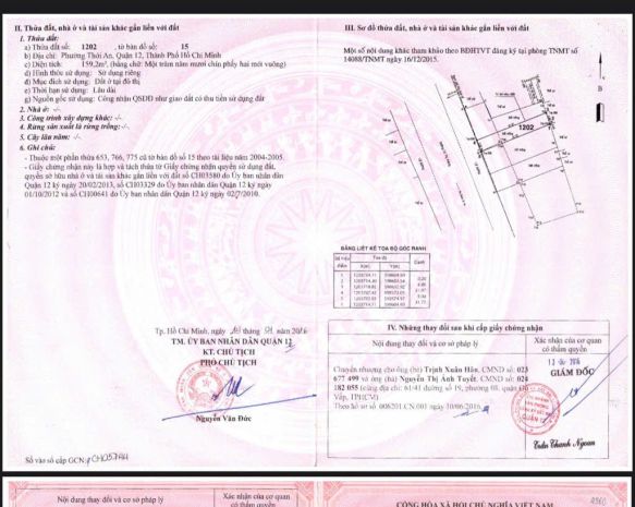 Đất 5x32 mặt tiền lê thị riêng  trung tâm hành chính q12 6960214