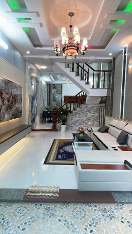 Bán nhà 4x13.5 3 lầu 4x13.5 hxh 1 lâm thị hố, q12 giá 6963060