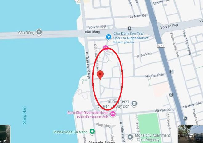 Nhà kiệt thẳng ô tô thông hà thị thân, sát cầu rồng, sông 6963089