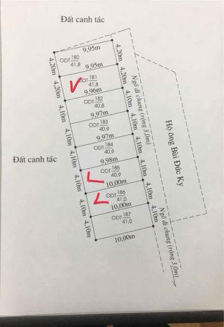 Bán 3 lô đất tuyến 2 thượng đức  minh đức  đồ sơn, ô tô 6964634