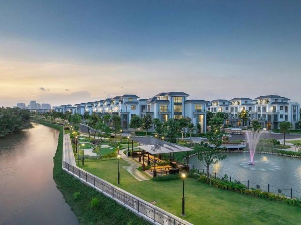 Nhà phố, biệt thự 3 mặt tiền sông của khang điền và keppel 6964863