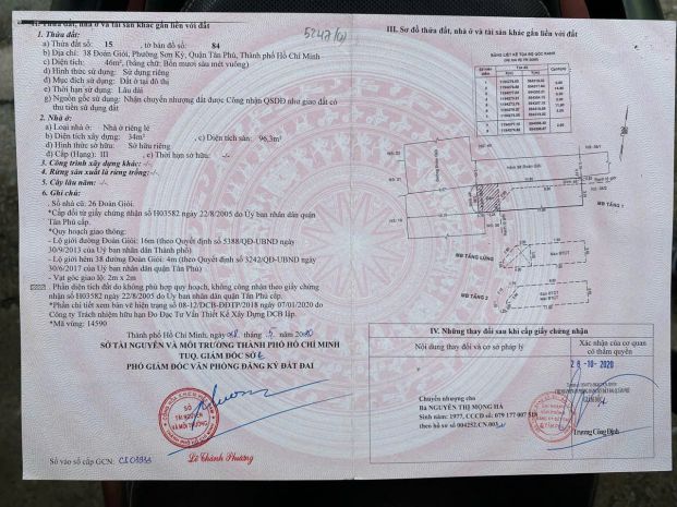 Góc 2 mặt tiền kinh doanh  đoàn giỏi, tân kỳ, tân phú 6965911