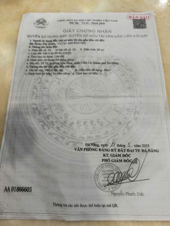 Chỉ còn 1 căn duy nhất kiệt ô tô diện tích 90m2 6966811