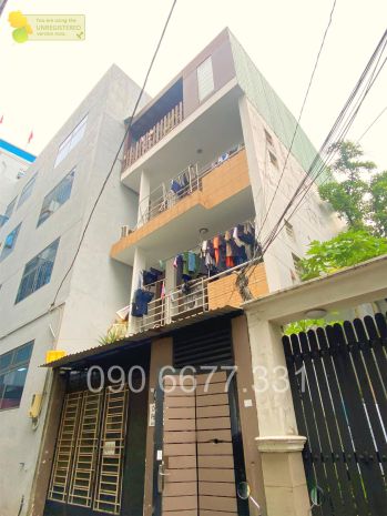 Căn hộ dịch vụ cạnh hutech - hẻm xe hơi 4m thẳng 1 trục 6967738