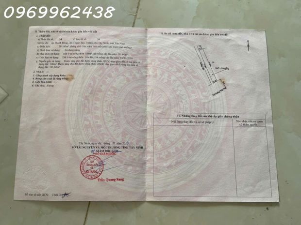 Siêu phẩm đất mặt tiền đường trần phú, thạnh tân, tp. tây 6969356