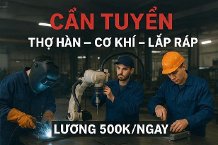 Công ty cơ khí  tuyển dụng gấp 6969369