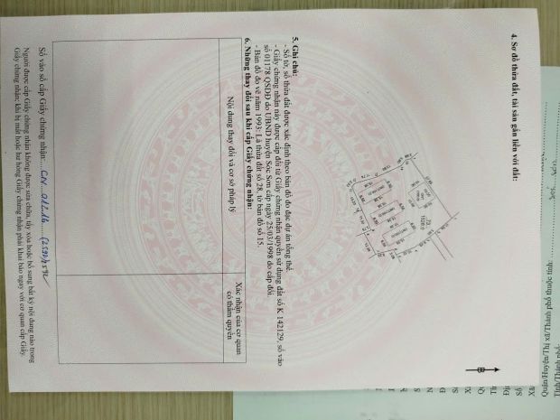 Chính chủ cần bán đất đẹp tại thôn phúc xuân, xã trung giã, 6974874