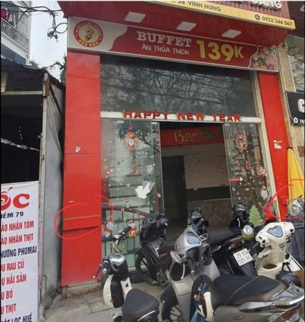 Sang nhượng mặt bằng tại hồ đền lừ phường hoàng văn thụ, 6974901