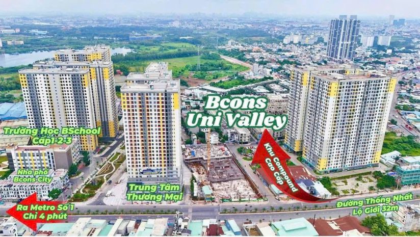 Nhà phố thương mại bcons uni valley  sổ hồng trao tay, 6975167