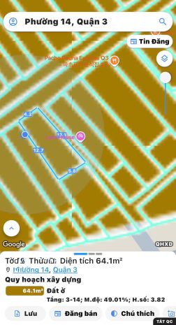 Bán nhà hxh 8m đ.lê văn sỹ, 65m2 full thổ cư - chỉ 13,9t - 6976072