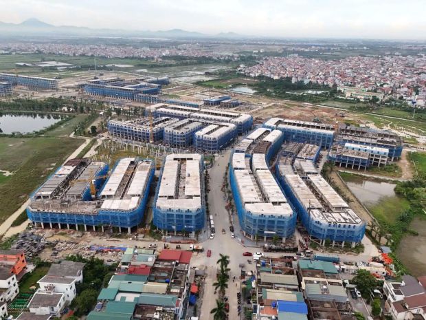 Nhà mặt phố hoàng quốc việt, dt75m2  mặt tiền 5m, cao 5 6977671