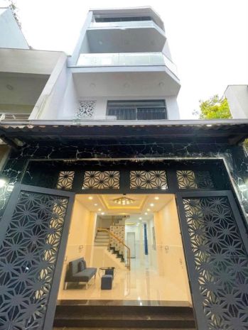 Bán nhà mới, hxh 5m hồ biểu chánh- huỳnh văn bánh, 4x14m, 4 6978673