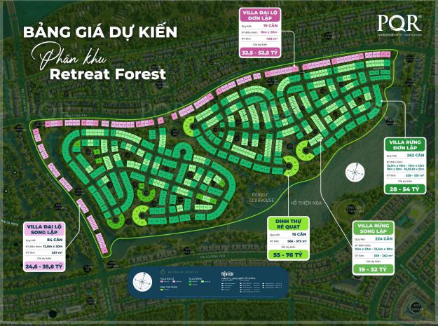 Biệt thự rừng retreat forest 220m2, giá 19 tỷ full vat và 6979076