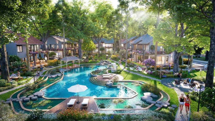 Biệt thự rừng retreat forest 220m2, giá 19 tỷ full vat và 6979077