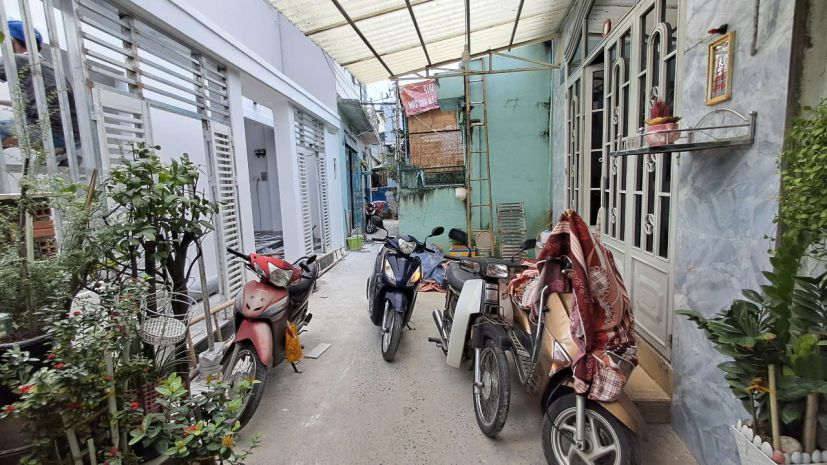 Bán trệt lầu mới xây hẻm ba gác đường dương văn cam phường 6988042