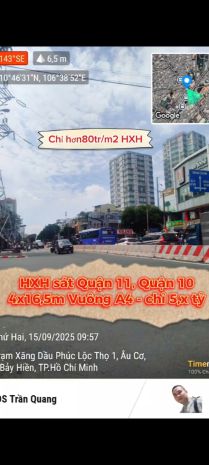 Ngộp trịnh đình trọng - 66m - hxh giáp quận 11, quận 10 6993563