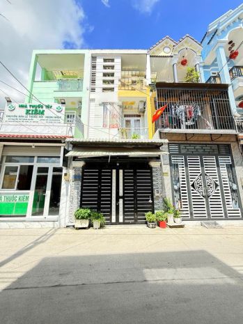 Bán nhà hẻm huỳnh tấn phát, nhà bè 3 tầng 56m2, 4pn, sổ 6996332