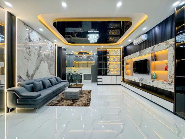 Bán nhà hẻm xe hơi 7m - 4 tầng - 5pn - huỳnh tấn phát - chỉ 6998200